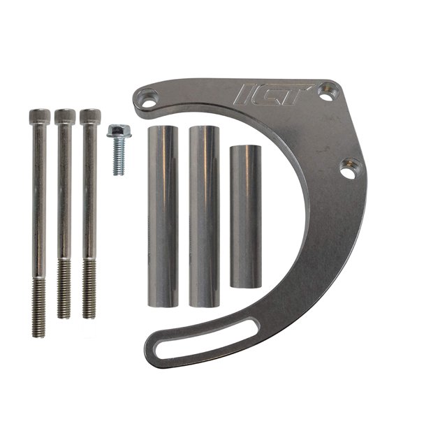 ICT Billet Support Alternateur BBC Pompe à Eau Électrique Réglable Kit Long Chevy à Gros Blocs 551449