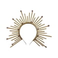 thumbnail image 1 of Halo Crown Headpiece Goddess Headband Para Boda Nupcial Puesta En Escena Bola Redonda Sunnimix Fuente, 1 of 8