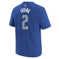 thumbnail image 3 of Youth Nike Kyrie Irving Blue Dallas Mavericks Icon Name & Number T-Shirt, 3 of 3