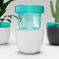 thumbnail image 3 of GLFILL Automatic Self Watering Flower Pot Home Garden planting With Water Container white, 3 of 9