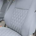 thumbnail image 4 of For Toyota Sienna 2011-2020 FH Group Neoprene Waterproof Custom Fit Car Seat Covers - 3rd Row Solid Gray, 4 of 6