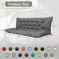 thumbnail image 7 of Outdoor Swing Cushions 60”, Porch Swing Cushions Thicken 4", Anti-Fading Patio Swing Chair Pads, Waterproof Bench Cushions, Swing Chair Cushion for Outdoor Canopy Swing Glider, 7 of 7