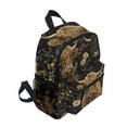 thumbnail image 2 of FORMRS School Backpack with Front Zippered Pocket 12" Student Travel Daypack, Cows and Flowers, 2 of 6