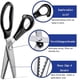 thumbnail image 1 of Tijeras de tela, tijeras en zigzag, tijeras de sastre profesionales, tijeras dentadas para telas para coser por metros, acero inoxidable, 1 of 4