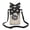 Black and White - Russian Blue Cat Daisy, variant on LedBack Cartoon Dog Print Cell Phone Pouch with Strap Neoprene Cell Phone Sleeve Pouch Case Bag for Women Men Lightweight Protective Cellphone Purse Bag for iPhone Samsung