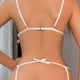 thumbnail image 5 of Moda para mujer Lencería sexy Mallas Encaje Flores Hueco Sexy Tirantes Mono de malla transparente Fridja nalpqowj43053, 5 of 9