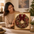 thumbnail image 7 of Christmas DIY Craft Kit Holiday Themed Handmade Wall Art Decor Set with Festive Designs Beginner-Friendly Creative Activity for Adults Families Perfect Holiday Gift, 7 of 7