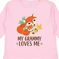 thumbnail image 4 of Inktastic My Grammy Loves Me Fox Boys or Girls Long Sleeve Toddler T-Shirt, 4 of 5