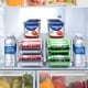 thumbnail image 4 of Sorbus Organizador de latas de refresco para refrigerador, dispensador apilable de latas con tapa para frigorífico, despensa y congelador, capacidad para 12 latas cada una, diseño transparente sin BPA, 4 of 5
