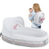 LulyBoo Baby Lounge Lights & Music Breathable Travel Bed