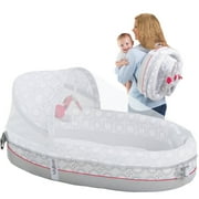 LulyBoo Baby Lounge Lights & Music Breathable Travel Bed