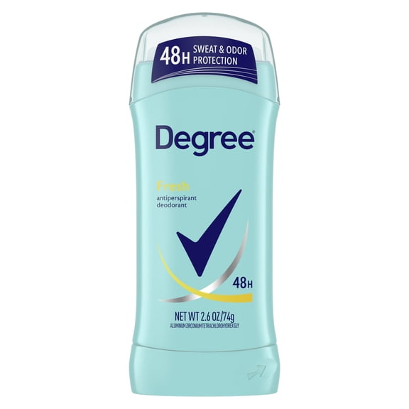 Degree Antiperspirant Invisible Solid For Women, Fresh, 2.6 Oz