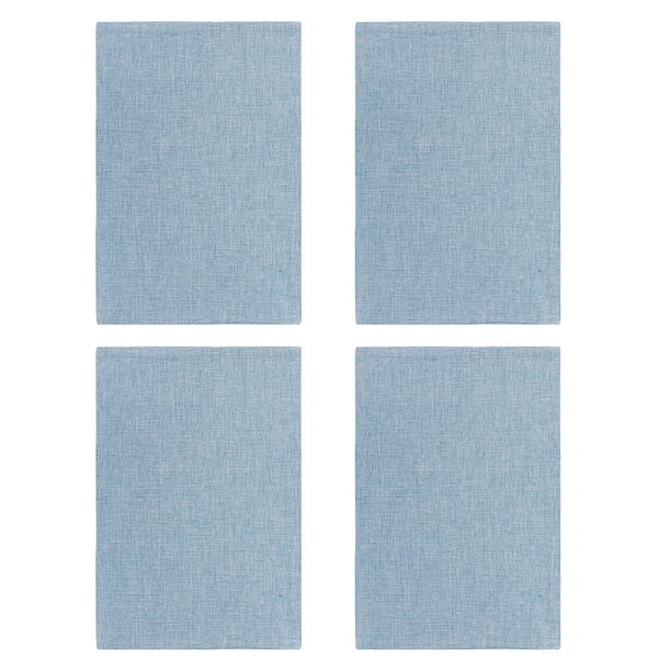 Toystoory 4 Pieces Linen Double Layer Placemats Home Indoor Non-slide Placemat Pad Cup Washable Cutlery Outdoor Tableware Type3 NO3