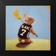 thumbnail image 2 of Heffernan, Lucia 15x15 Black Modern Framed Museum Art Print Titled - Lax Bunny, 2 of 5