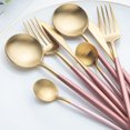 thumbnail image 3 of GloryStar 4pcs Kitchen Cutlery Set With Knife Spoons Forks Corrosion-resistant 304 Stainless Steel Cooking Utensil Set Tableware, 3 of 8