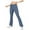 Navy, variant on BLVB Women's Casual Bootleg Yoga Pants with Pockets V Crossover High Waisted Flare Workout Pants Stretchy Leggings