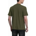 thumbnail image 3 of Mens Tshirts Blouses For Men Kangaroo Shirt for Dad  V Neck T-Shirt Carrier Summer Tops For Men, 3 of 10