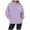 Purple, variant on Fiaer Women Hoodies Long Sleeve I Am a Child of God Sweatshirt Crew Neck Drawstring Novelty Graphic Fall Tops with Pocket White XL