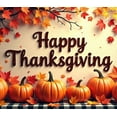 thumbnail image 5 of LUUFILx Thanksgiving Banner Festive Turkey Pumpkin Fall Leaves Decor for Harvest Celebration Backdrop Autumn Party Decoration Seasonal Photo Props Background, 5 of 8