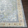 thumbnail image 3 of Hauteloom Morwell Living Room, Bedroom Patio Outdoor Area Rug - Traditional - Medium Green, Peach, Sky Blue - 6'11" x 9', 3 of 9