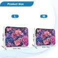 thumbnail image 4 of FORMRS 15-15.6 inch Laptop Sleeve Case Soft Carrying Quilted Computer Bag Cover, Vibrant Art Flowers, 4 of 7