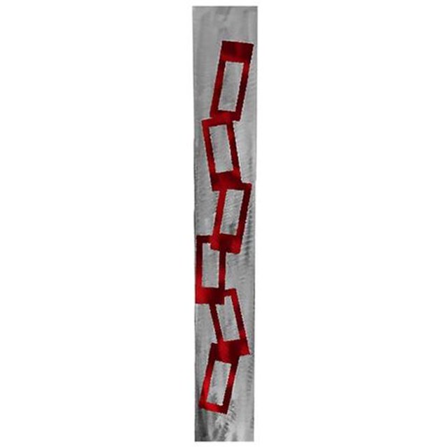 7055 700371828301 Candy Chain Metal Wall Art - Candy Red