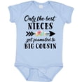 thumbnail image 3 of Inktastic Only the Best Nieces Get Promoted to Big Cousin Boys or Girls Baby Bodysuit, 3 of 5