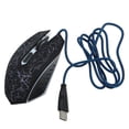 thumbnail image 1 of OULII Ergonomic Grip 1Set Black ABS Mouse for Gaming and Office Use with Optical Sensor and RGB Effects, 1 of 8