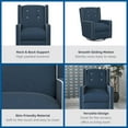 thumbnail image 3 of Baby Relax Mikayla 4-in-1 Nursery Swivel Glider Rocker Recliner, 3 of 8