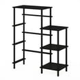 thumbnail image 2 of Furinno Turn-N-Tube Toolless Kitchen Storage Shelf Tall, Americano/Black, 2 of 6