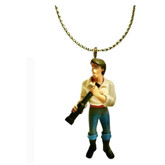 Prince Eric Ornament PVC Figurine Figure 3” Little Mermaid Charm Dangler Gift