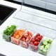 thumbnail image 2 of Bandeja para Condimentos Refrigerada con Hielo con 5 Recipientes, Servidor de Condimentos con Tapas, Bandeja para Servir para Accesorios de Barra, 2 of 5