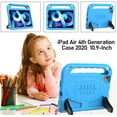 thumbnail image 5 of LTROP Case for iPad Air 5th/4th Generation Case(2022/2020), iPad Pro 11 Case 2021/2020/2018, Built-in Screen Protector, Shockproof Handle Stand Kids Case for iPad Air 5/4 10.9” and iPad Pro 11”, Blue, 5 of 8