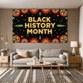 thumbnail image 5 of African Art Inspired Black History Month Celebration Backdrop Banner Historical Commemoration Educational Display Festival Party Photography Props Decor, 5 of 7
