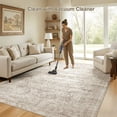 thumbnail image 5 of UERMEI 5'x7' Washable Area Rugs for Living Room, Modern Abstract Printed Carpet, Non Slip Indoor Rug for Bedroom Home Decor Carpets, Vintage Brown, 5 of 9