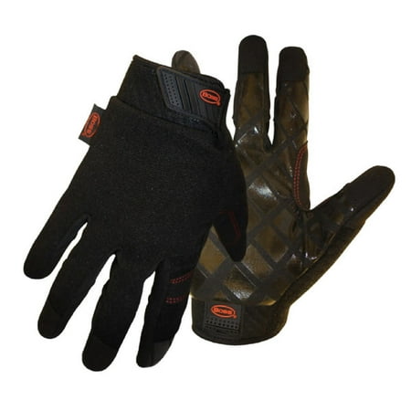 

1 PC-Boss 5211X Diamond Grip Mechanic Gloves Black