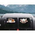 thumbnail image 6 of WIRESTER Car Air Freshener Fragrance Vent Clip Interior Decoration for Cars with Lemon Scented Pad - English Bulldog (S3), 6 of 7