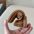 thumbnail image 5 of Viluyesy Girls Mary Jane Shoes Soft-Sole Flat Dress Shoes for Toddlers & Kids, Spring Summer Loafer Style Ballet Flats Brown Size 13.5, 5 of 10