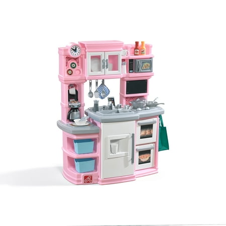 Step2 Great Gourmet Kitchen Pink with Storage Bins and Accessory