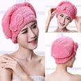 thumbnail image 4 of Dry Hair Hat, 2 Pcs Drying Bath Hat Showerhead Bath And Spa Towel Bathing Cap Dry Turban Cap Quick-drying Absorbent Hair Towel For Kids, 4 of 5