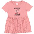thumbnail image 3 of Inktastic Daddy is a Nurse Baby Girls Baby Dress, 3 of 5