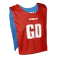 thumbnail image 3 of FORZA Reversible Netball Bibs – Dual-Color Team Bibs with Official Position Markings, Breathable Mesh & Elastic Straps – Set of 7, 3 of 8
