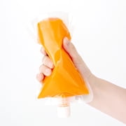 500 Pcs 3.25 OZ Spout Liquid Stand up Pouches, Juice Pouches, 4mil, 8.2mm Spout, BPA Free