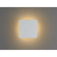thumbnail image 3 of Progress Lighting Z-2025 1-Light Satin White LED Modern Outdoor Square Wall Light with Shade, 3 of 6