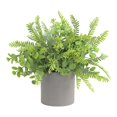 thumbnail image 1 of Mini artificiale vegetación de imitación en pntas de interior pequeñas para decoración del hogar, escritorio de oficin Verde Baoblaze plantas falsas al aire libre, 1 of 8