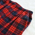 thumbnail image 4 of Women's Pajama Pants Flannel Pants Sleepwear Buffalo Plaid Pants Lounge Pants, 4 of 9