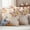 Light pink, variant on Outdoor Pillow Covers 26 x 26 Inches, Hello Fall Waterproof Throw Pillow Cover Set of 2, Thanksgiving Orange Blue Pumpkin Maple Leaf Decorative Square Cushion Covers for Patio/Tent/Couch/Garden