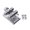 Silver, variant on Adjustable Watch Case Holder Professional Aluminium Alloy Metal Wristwatch Open Case Repair Holder Back Opener Tool 5.1x3.5x3.1 inches / 13.0x9.0x8.0 cm Silver