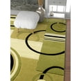 thumbnail image 2 of Well Woven Ruby Galaxy Waves Modern Geometric Green 7'10" x 9'10" Area Rug, 2 of 6