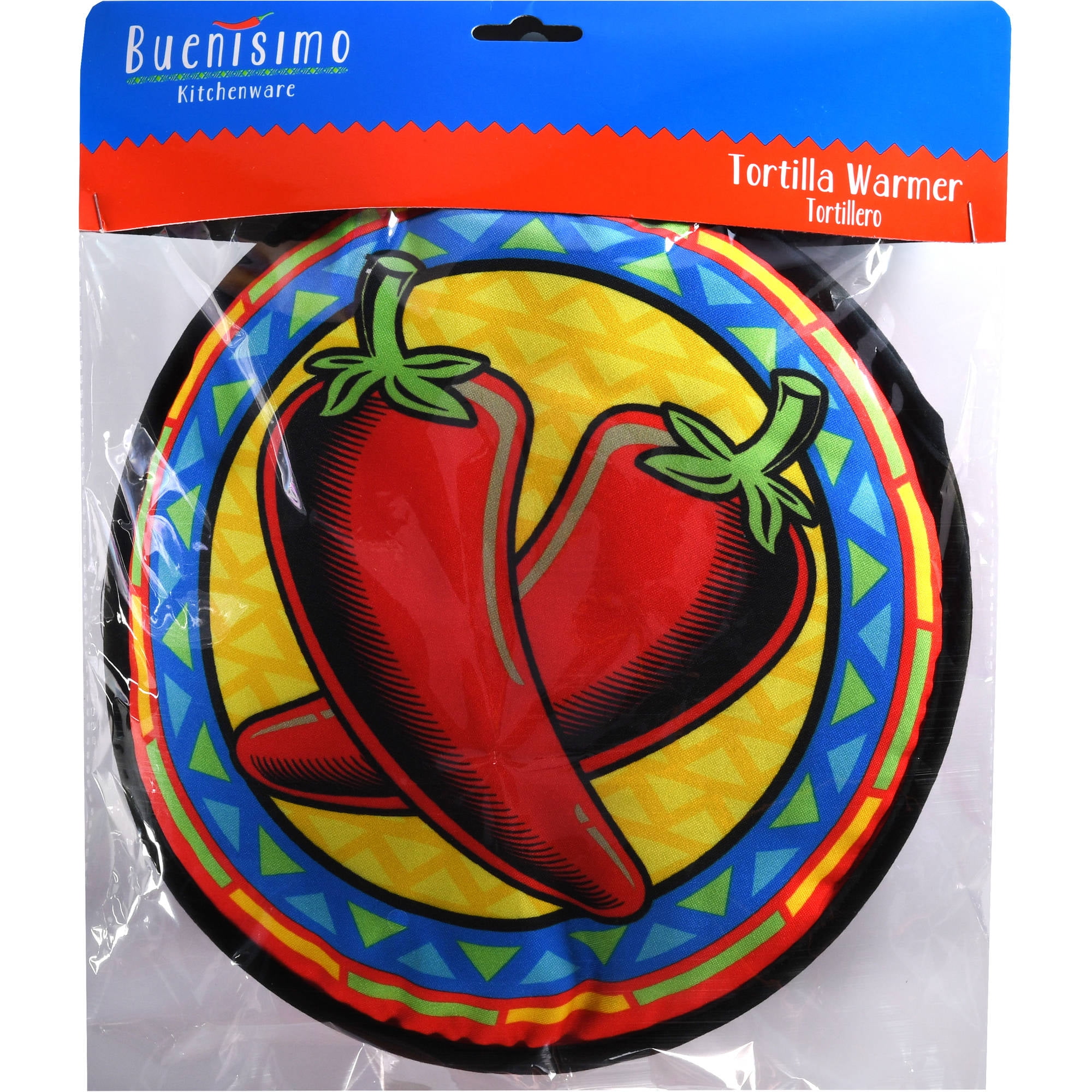 Buenisimo Fabric Tortilla Warmer Chili